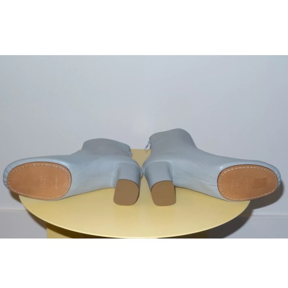 $1400 CELINE LAMBSKIN LEATHER BALLET RELOADED GREY BOOT 80 SIZE 38 - Picture 6 of 9